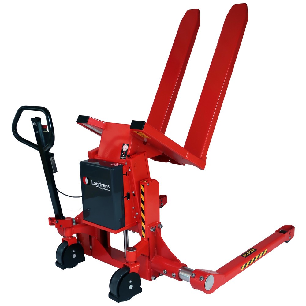 N° de l'image du produit 1 : Lève-palettes Logitilt avec fonction d’inclinaison, voie large, capacité de charge 1 000 kg