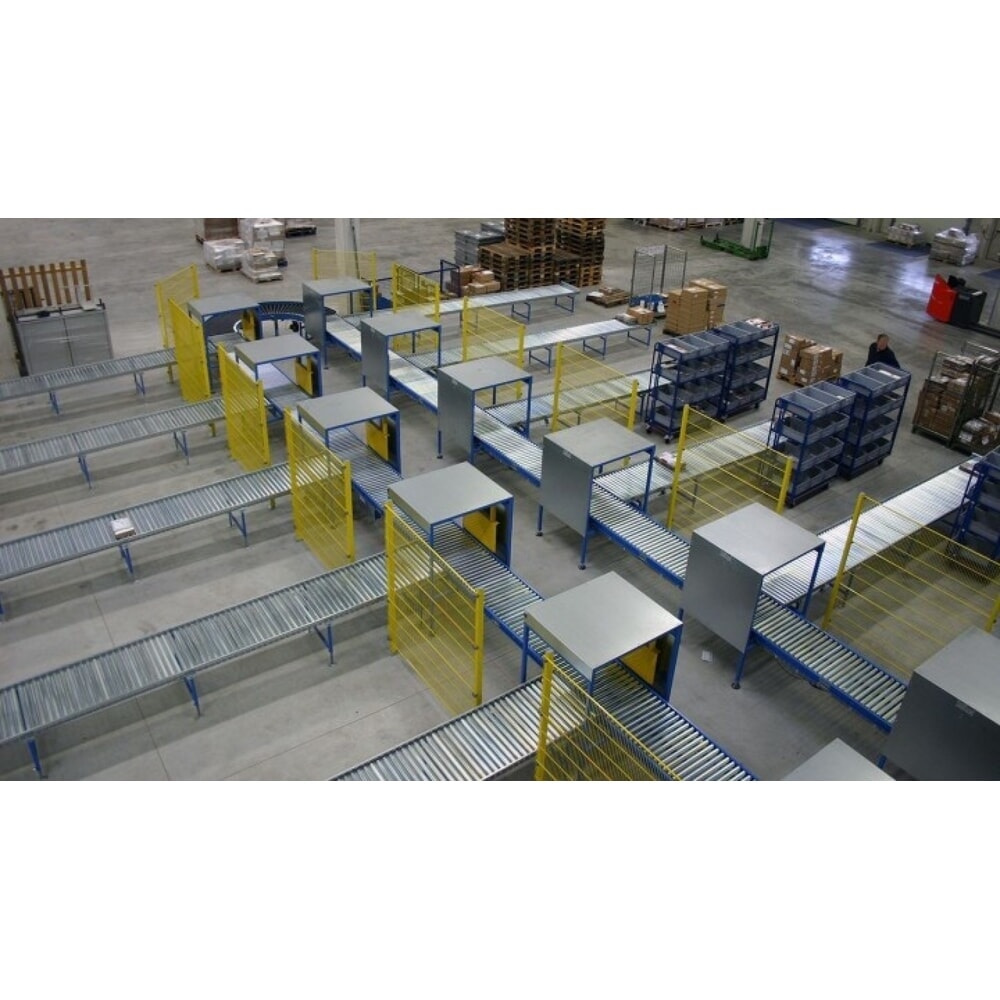 Productafbeelding nr. 6: Lichte rollenbaan, rollen van buizenstaal, Ø 50 mm, lxb 3.000 x 300 mm, asafstand 62,5 mm
