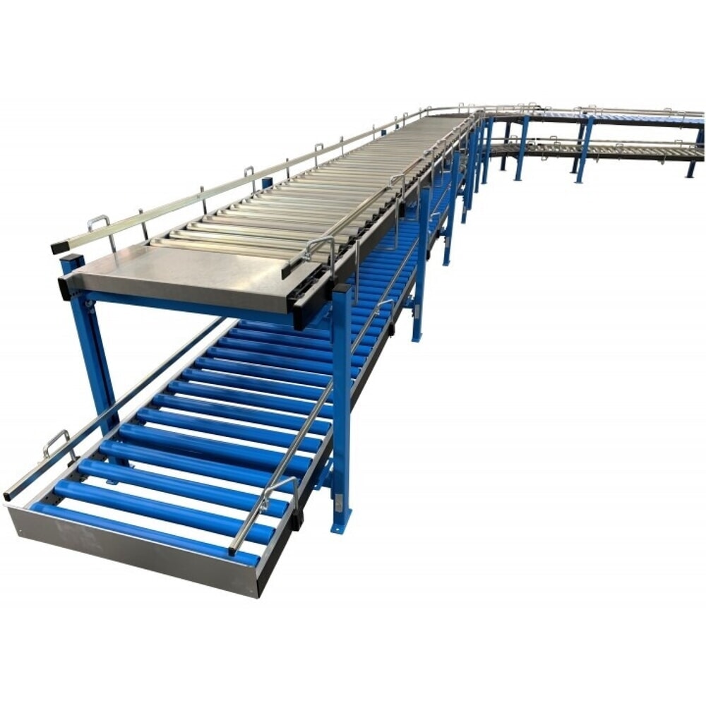 Productafbeelding nr. 7: Lichte rollenbaan, rollen van buizenstaal, Ø 50 mm, lxb 3.000 x 500 mm, asafstand 75 mm