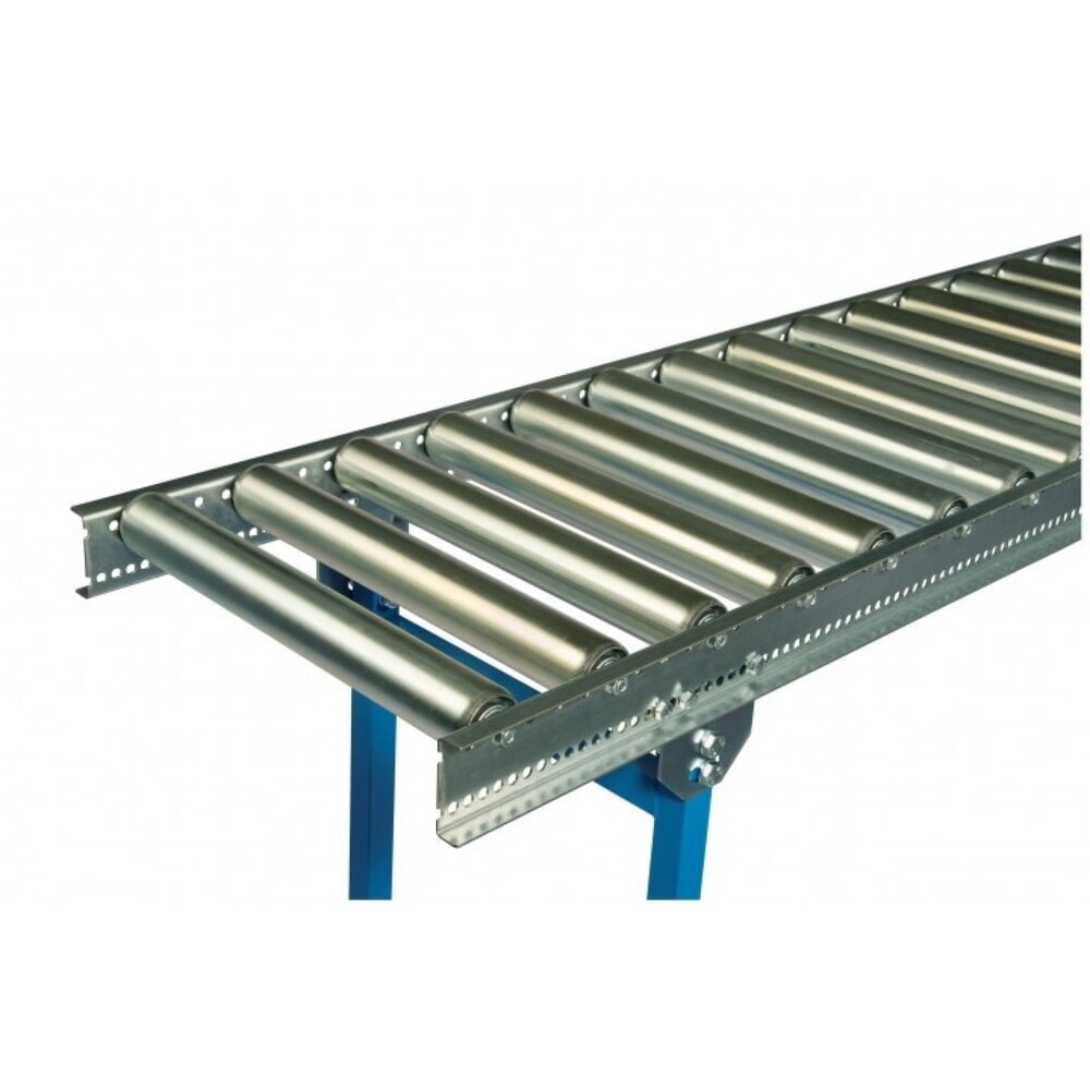 Product afbeelding: Lichte rollenbaan, rollen van buizenstaal, Ø 50 mm, lxb 1.500 x 500 mm, asafstand 100 mm
