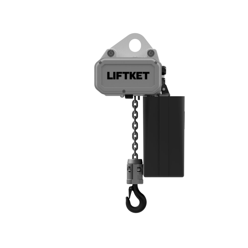 Illustration du produit: LIFTKET Palan à chaîne électrique S-Line avec accrochage à trou unique, capacité de charge 1.000 kg, 6/1,5 m/min