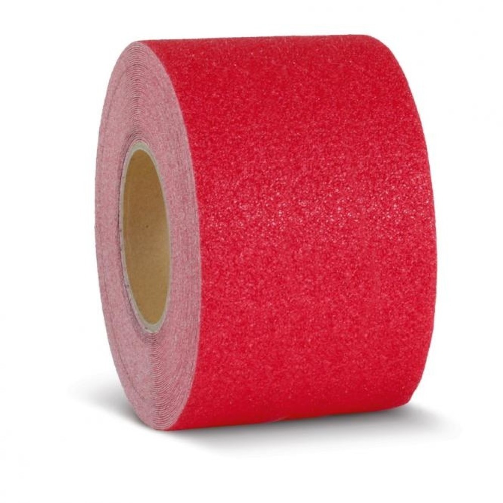 Produktabbildung Nr. 1: m2-antisliplaag™ waarschuwingsmarkering, rol, breedte 100 mm, rood