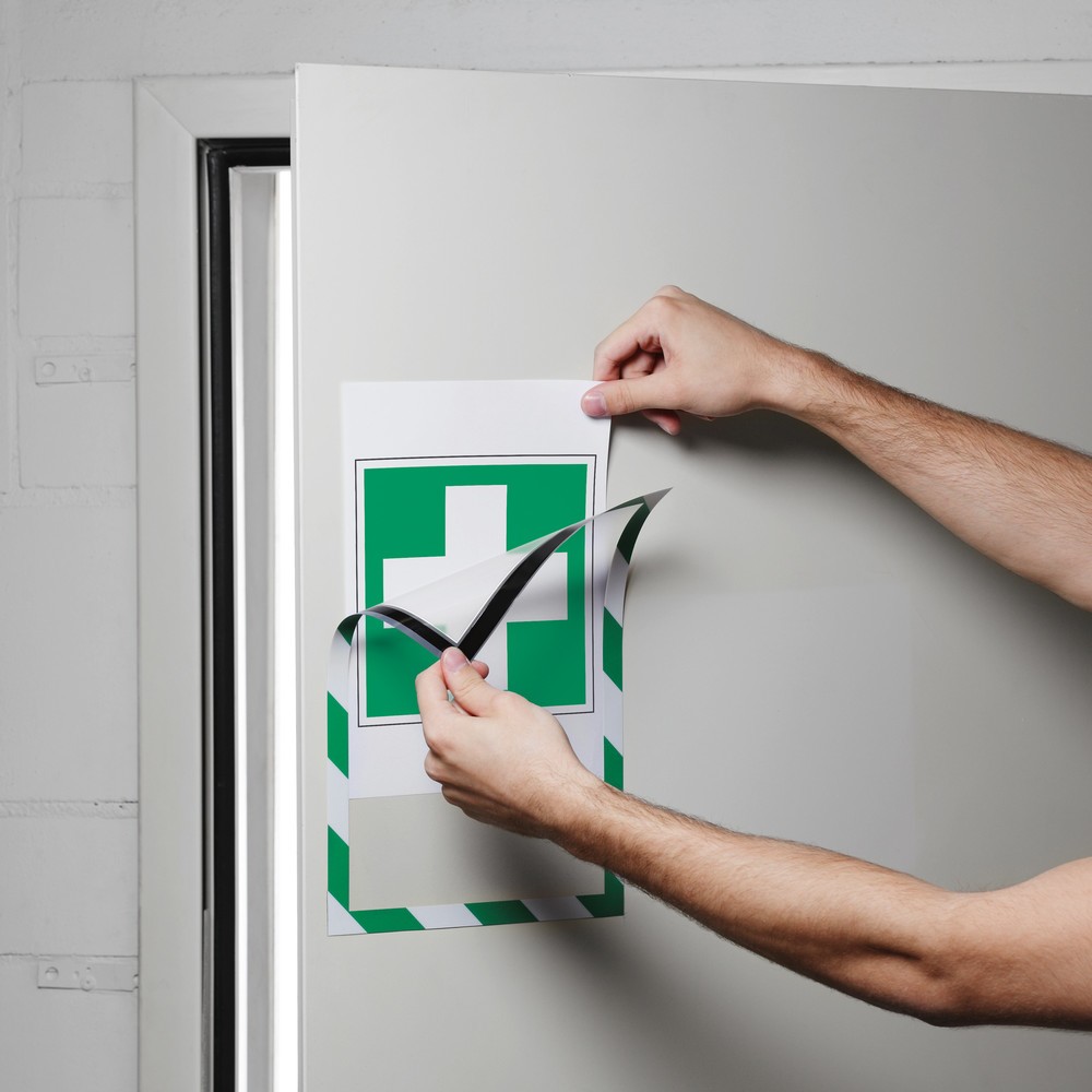 Produktabbildung Nr. 3: Magnetisch frame DURABLE DURAFRAME® Security, DIN A4, groen/wit