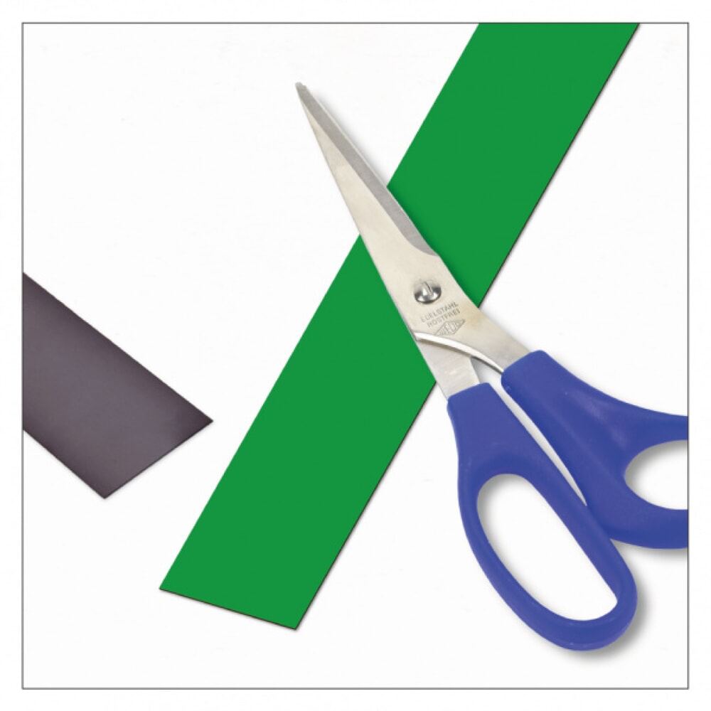 Productafbeelding nr. 1: Magnetische te beschrijven labels, rol, hoogte 30 mm, groen