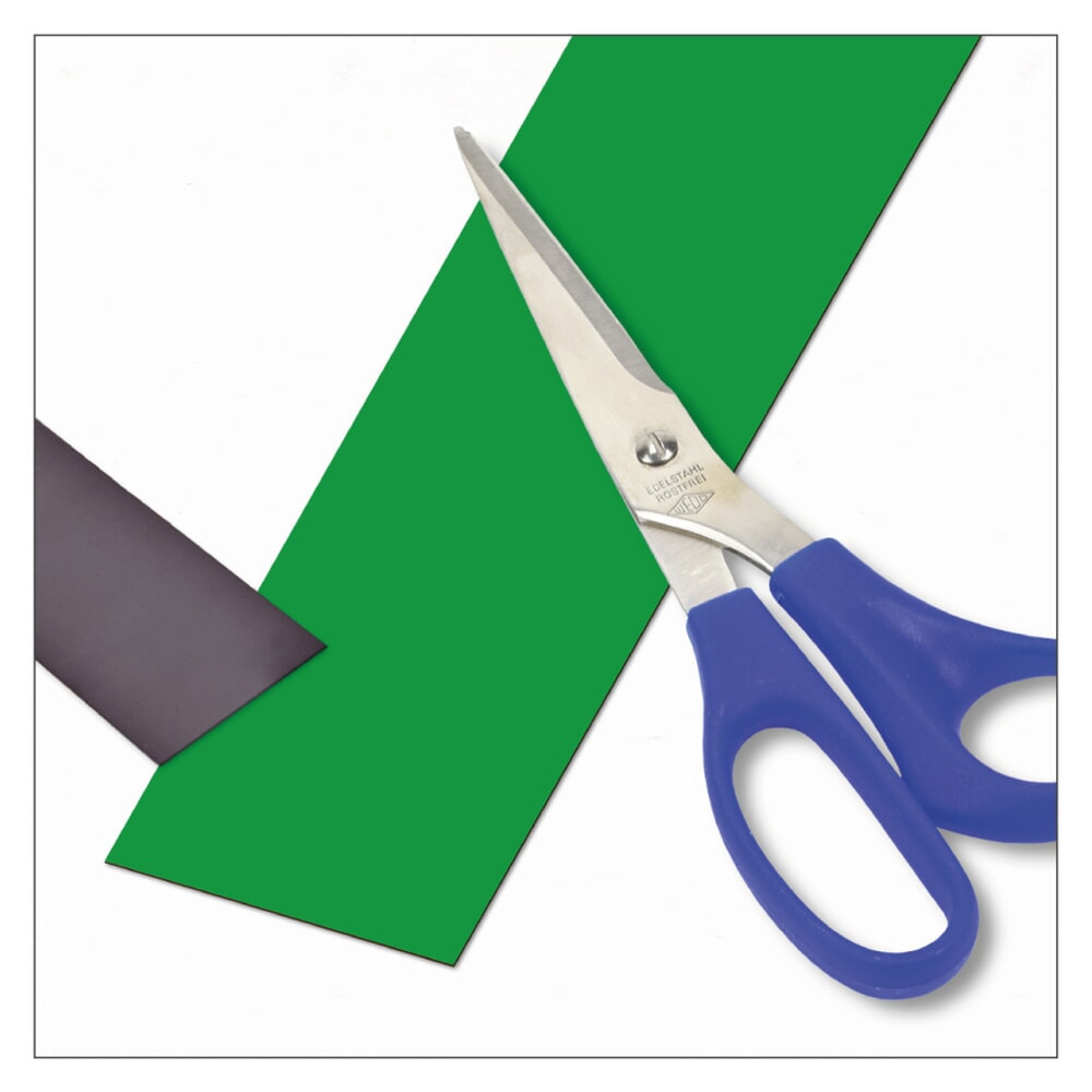 Produktabbildung Nr. 1: Magnetische te beschrijven labels, rol, hoogte 50 mm, groen