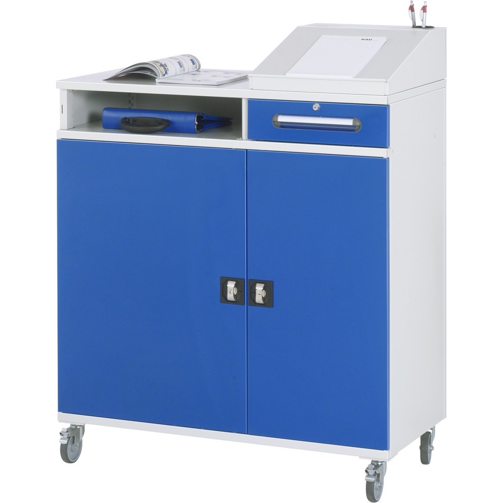 Produktabbildung Nr. 2: Mobiele lessenaar RAU, hxbxd 1.185-1.345 x 1.100 x 520 mm, lades 2 x 80, 1 x 120 mm