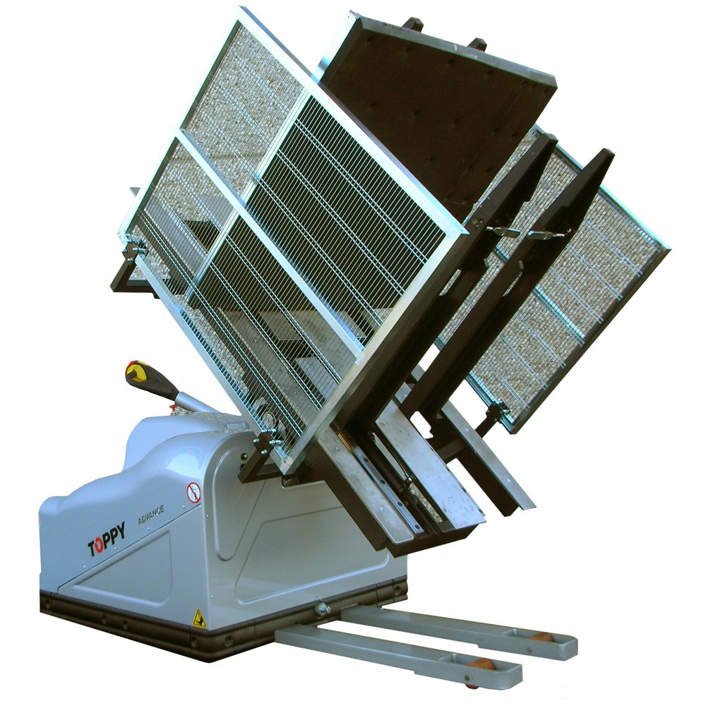 Produktabbildung Nr. 1: Mobiele palletdraaier, opening 600 - 1.800 mm, laadcapaciteit 1.500 kg