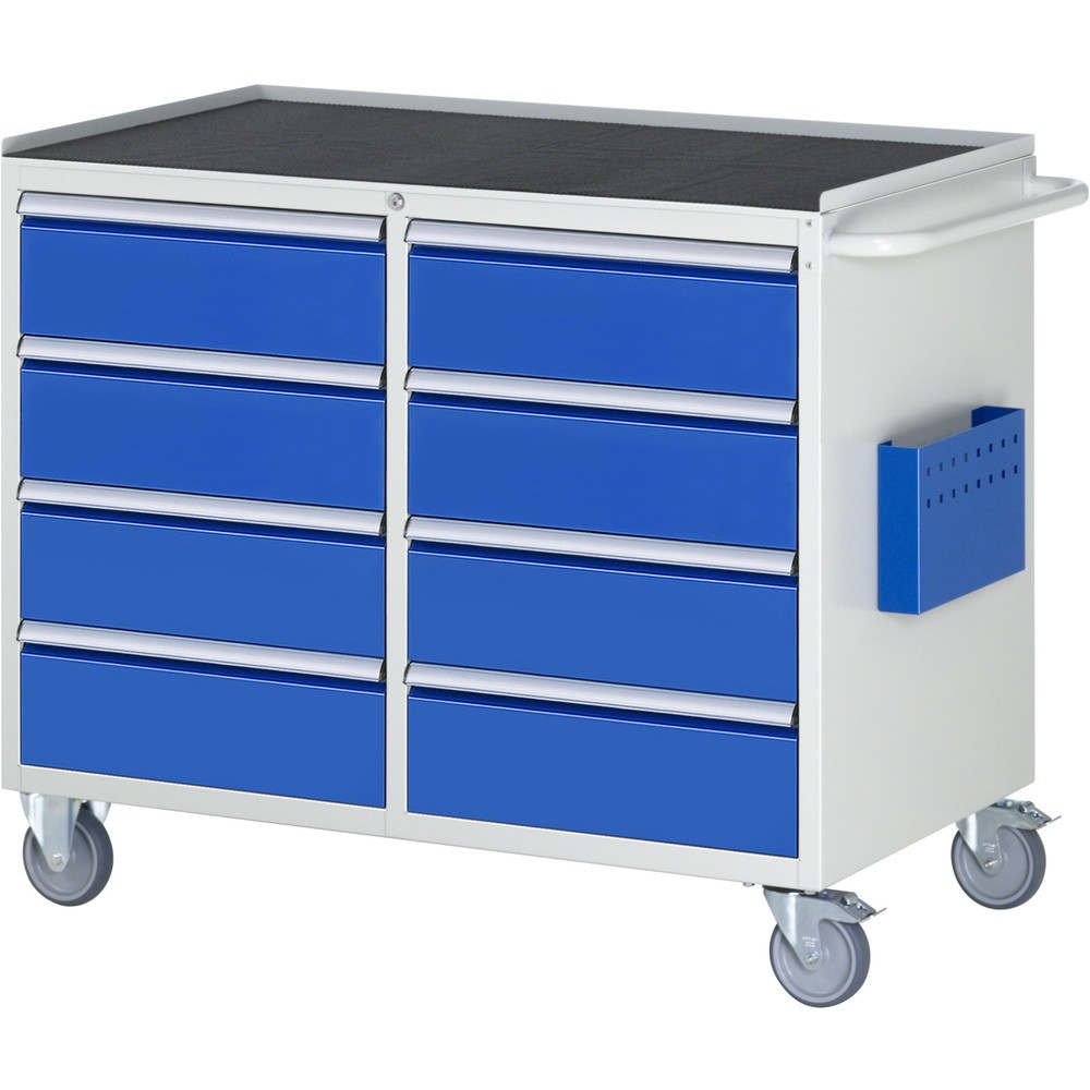 Produktabbildung Nr. 1: Montagewagen RAU serie 7000, hxbxd 975 x 1.145 x 650 mm, 8 lades 8 x 180 mm, metalen werkblad, draagvermogen lade 100 kg