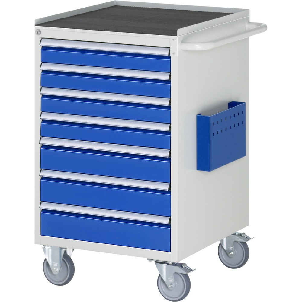 Produktabbildung Nr. 1: Montagewagen RAU serie 7000, hxbxd 975 x 580 x 650 mm, 7 lades 4 x 90, 3 x 120 mm, metalen werkblad