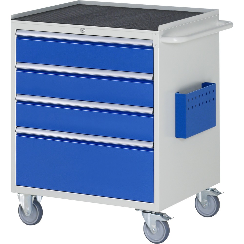 Produktabbildung Nr. 1: Montagewagen RAU serie 7000, hxbxd 975 x 770 x 650 mm, 4 lades 3 x 150, 1 x 270 mm, metalen werkblad