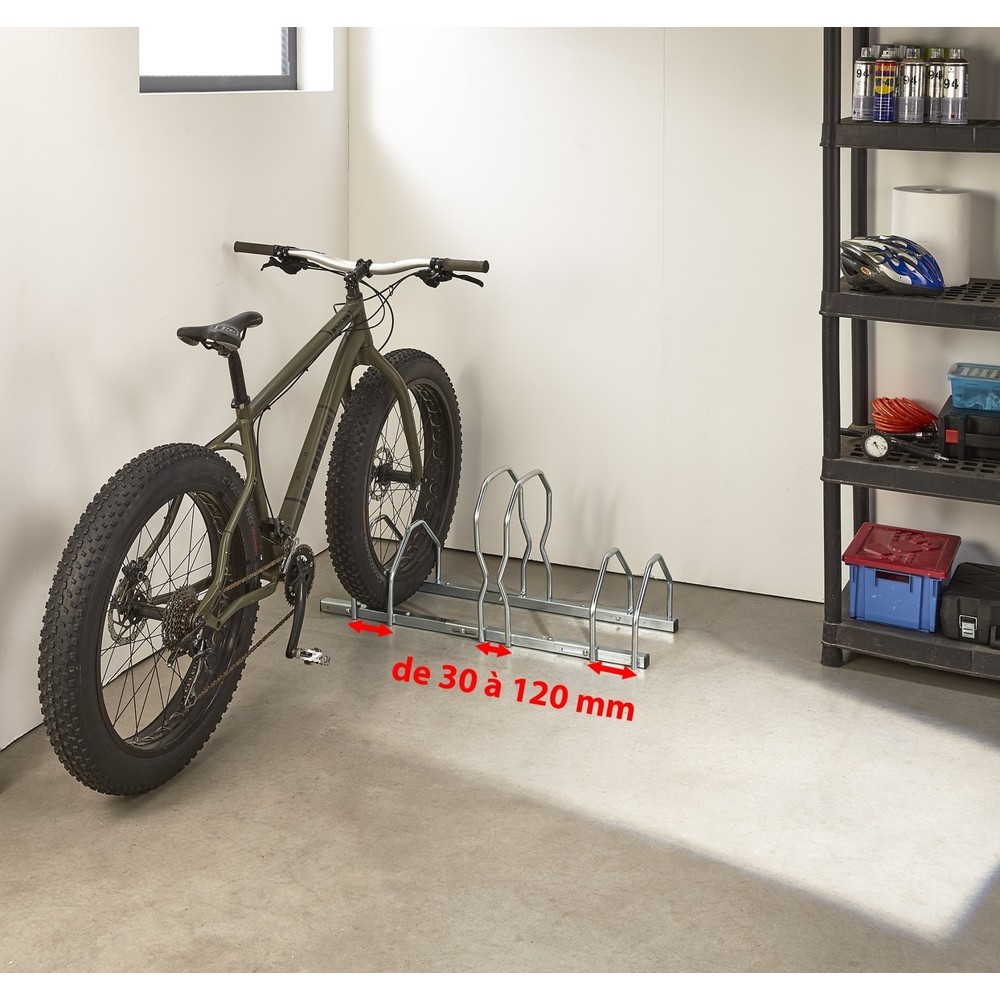 Produktabbildung Nr. 8: MOTTEZ fietsenrek voor 3 fietsen, 2 niveaus FAT BIKE