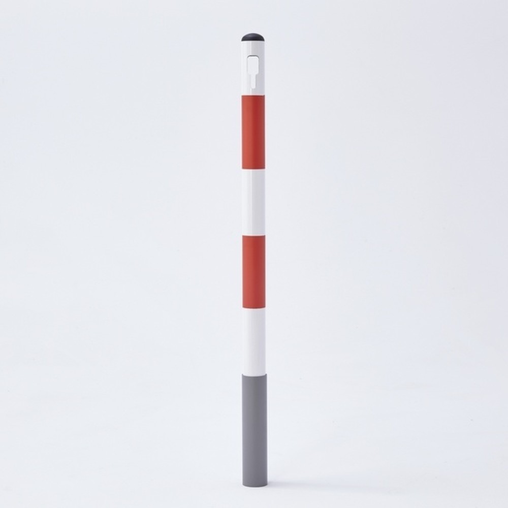 Productafbeelding nr. 1: MOTTEZ metalen paal, hoogte 1.000 mm, wit-rood