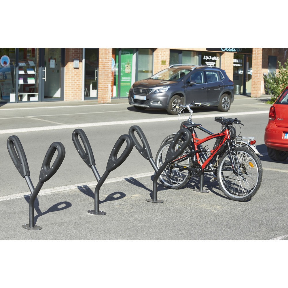 Produktabbildung Nr. 7: MOTTEZ paal voor 2 fietsen, lengte 950 mm