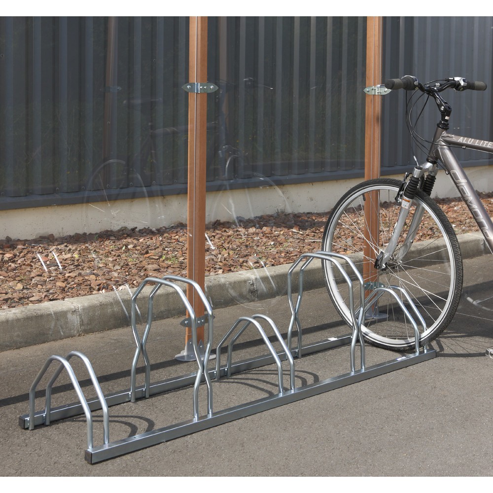 Produktabbildung Nr. 2: MOTTEZ Râtelier à vélos pour 5 vélos sur 2 niveaux côte à côte
