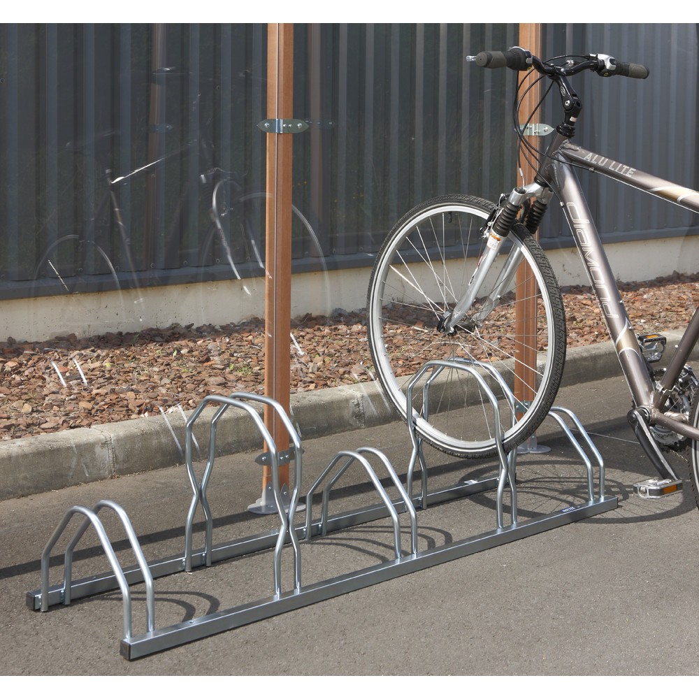 Produktabbildung Nr. 3: MOTTEZ Râtelier à vélos pour 5 vélos sur 2 niveaux côte à côte
