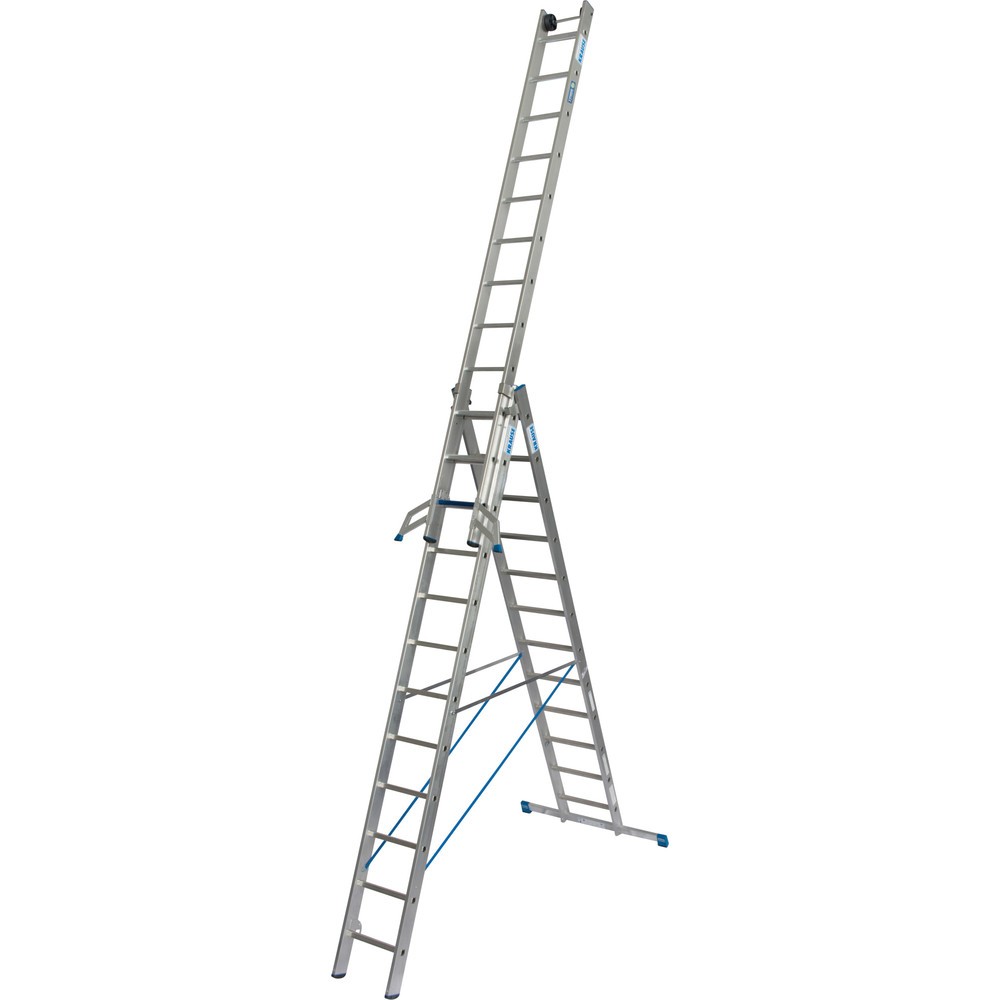 Produktabbildung Nr. 1: Multifunctionele ladder KRAUSE +S, 3 x 12 sporten / treden