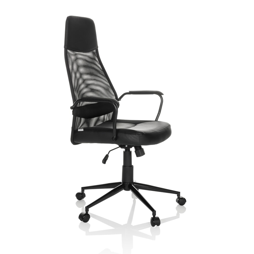 N° de l'image du produit 8 : Fauteuil de direction MyBuero MARCOZ, mécanisme de bascule, capacité de charge 120 kg, noir