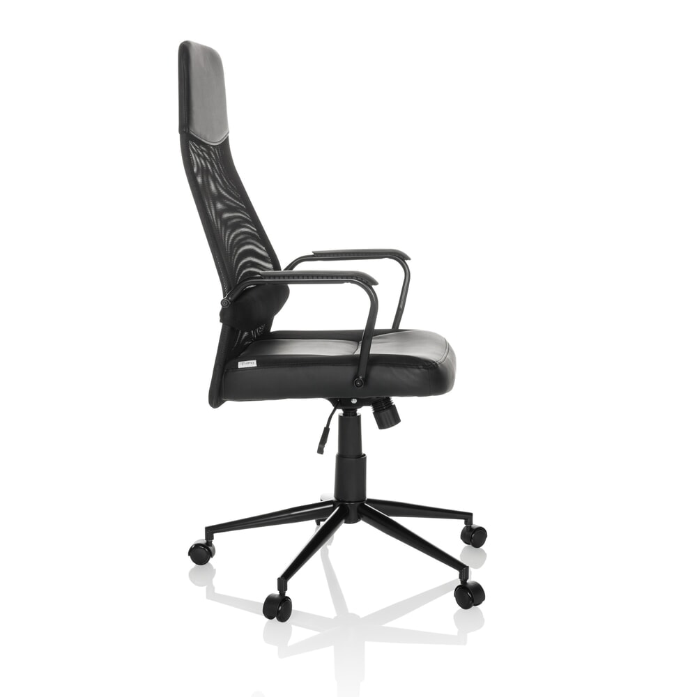 N° de l'image du produit 9 : Fauteuil de direction MyBuero MARCOZ, mécanisme de bascule, capacité de charge 120 kg, noir