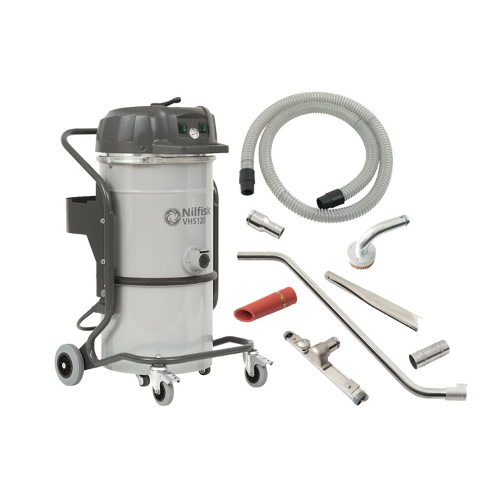aspirateur à poussière Nilfisk® VHS120CB avec kit accessoires industriels Illustration du produit: aspirateur à poussière Nilfisk® VHS120CB avec kit accessoires industriels