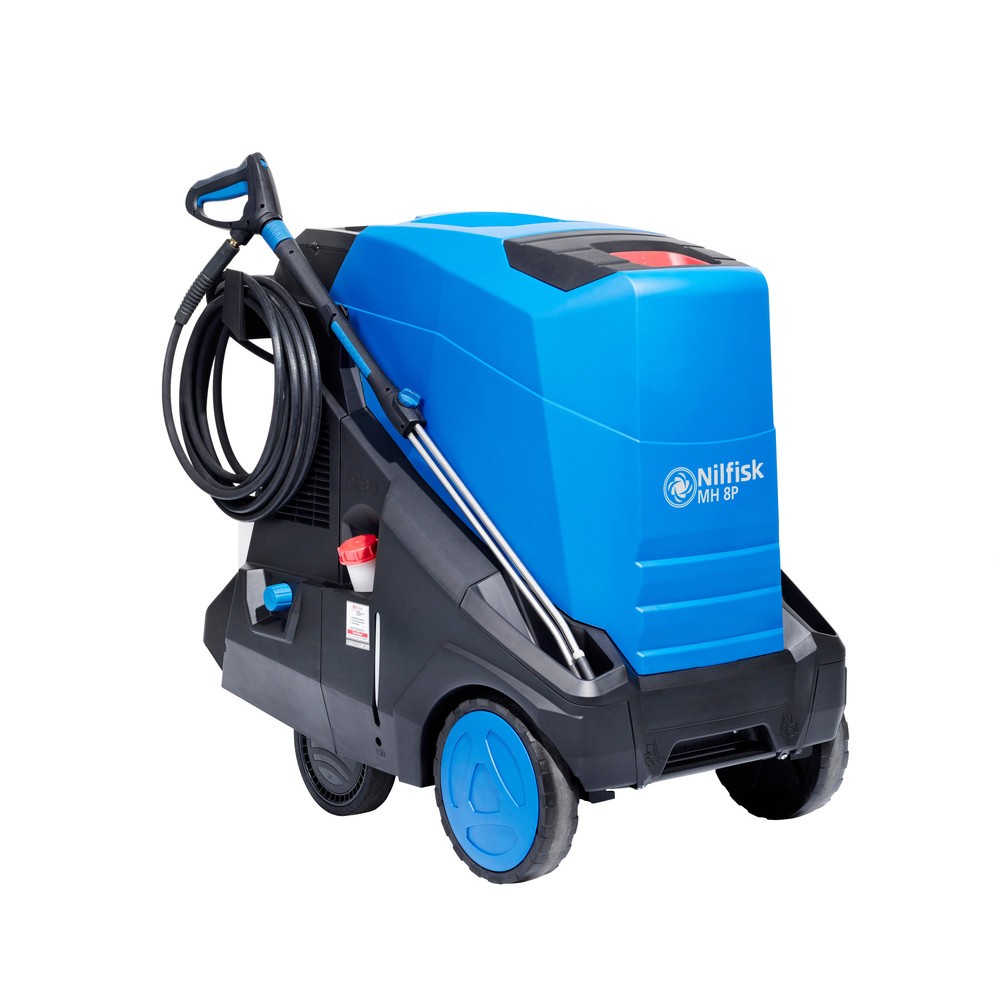 N° de l'image du produit 1 : Nilfisk® - Nettoyeur haute pression à eau chaude MH 8P-180/2000 FA, mobile