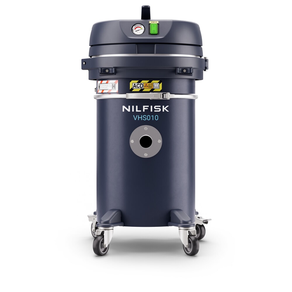 Aspirateur de sécurité Nilfisk® VHS010 pour poussière inflammable et dangereuse, certifié ACD HC ACD Illustration du produit: Aspirateur de sécurité Nilfisk® VHS010 pour poussière inflammable et dangereuse, certifié ACD HC ACD