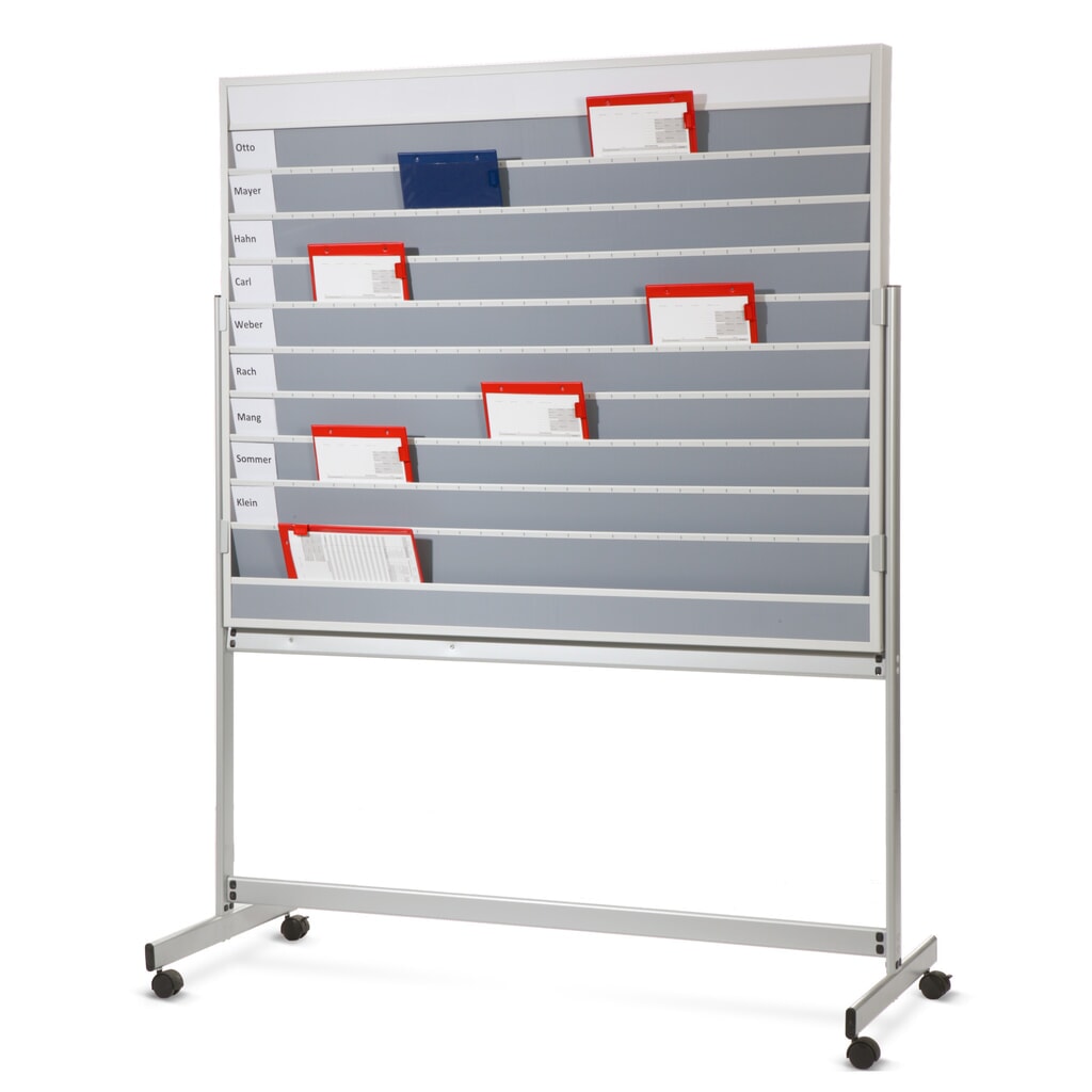 Product afbeelding: 2-in-1 werkplaatsplanner MOBIL, planner en whiteboard