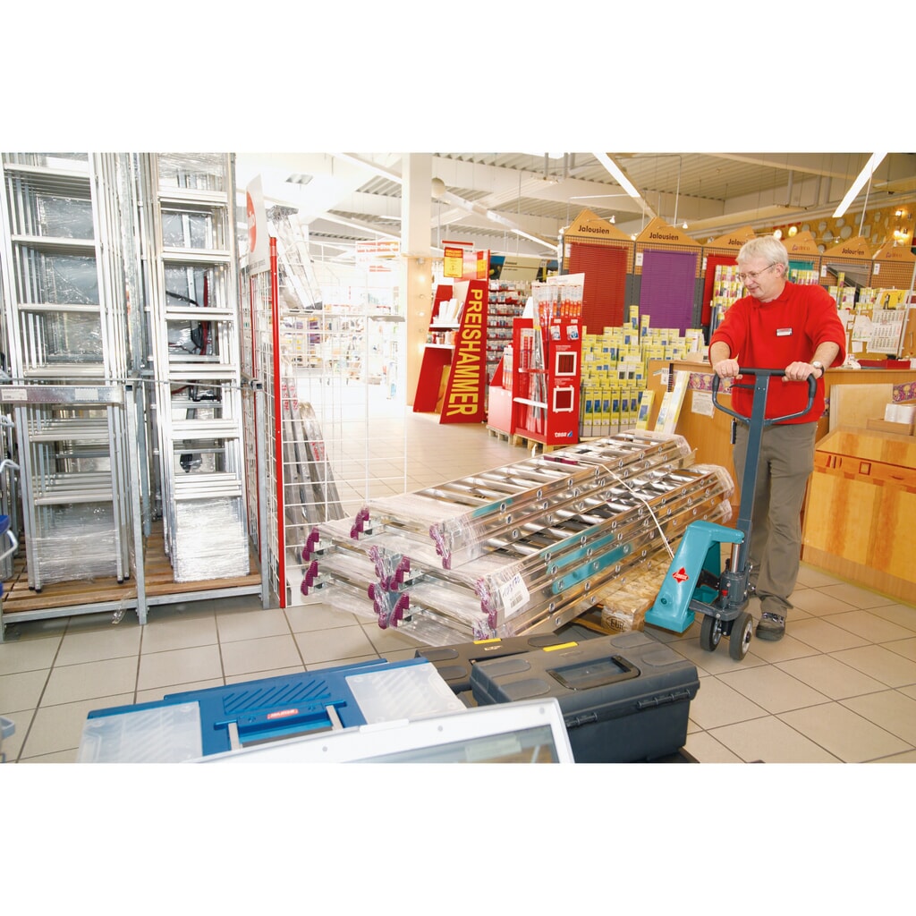 4-weg handtranspallet Ameise® PTM 2.5 Cross, draagvermogen 2.500 kg / 1.500 kg, vorklengte 1.150 mm, polyurethaan Productafbeelding nr. 16: 4-weg handtranspallet Ameise® PTM 2.5 Cross, draagvermogen 2.500 kg / 1.500 kg, vorklengte 1.150 mm, polyurethaan