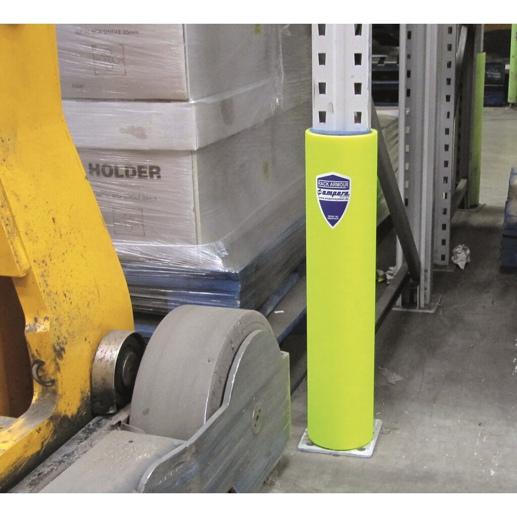 Productafbeelding nr. 5: A.M.P.E.R.E. Aanrijbescherming voor rekken Rack Armour, van kunststof, model L, binnenafmetingen hxb 600 x 101 - 110 mm