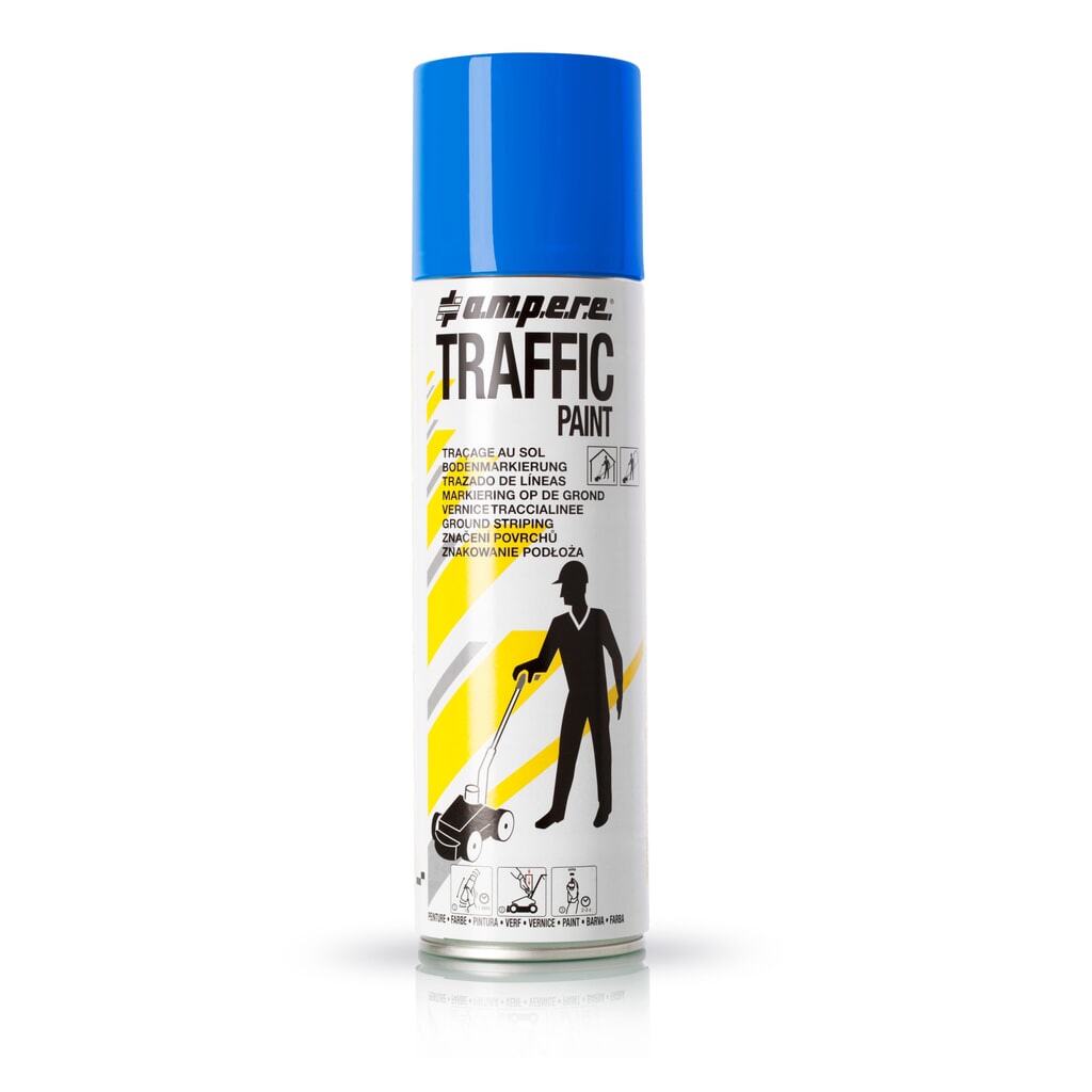A.M.P.E.R.E. Markeringsverf TRAFFIC 0,5 l, blauw Product afbeelding: A.M.P.E.R.E. Markeringsverf TRAFFIC 0,5 l, blauw