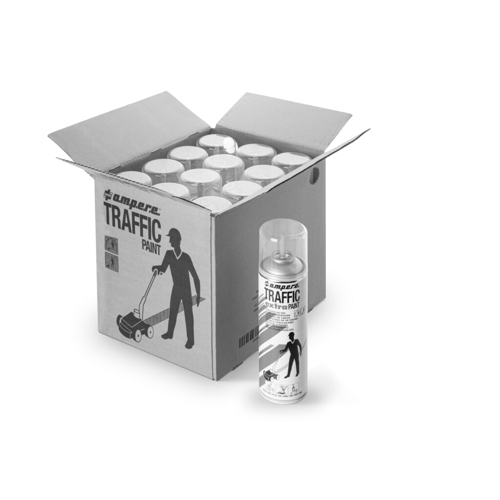 Product afbeelding: A.M.P.E.R.E. Markeringsverf TRAFFIC extra 0,5 l, wit