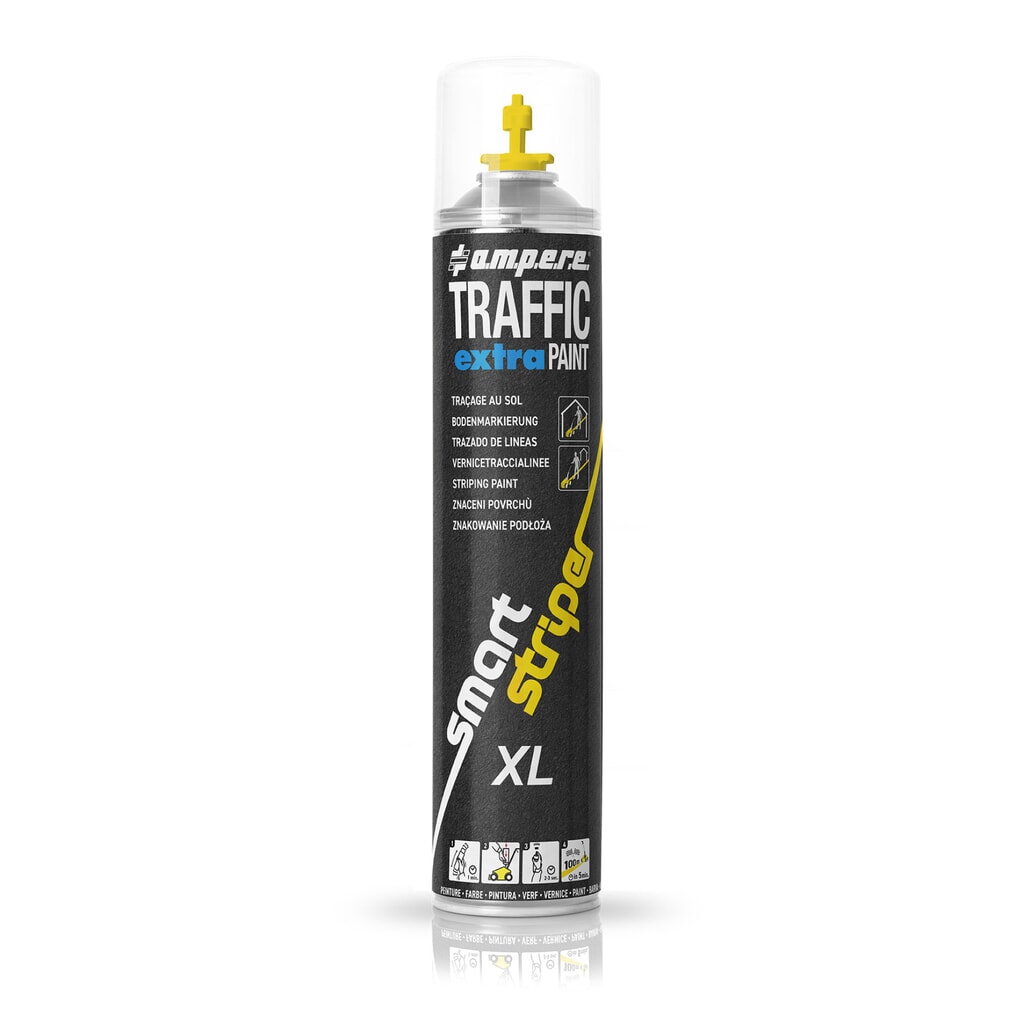 A.M.P.E.R.E. Markeringsverf TRAFFIC extra Paint® XL 0,75 l, geel Product afbeelding: A.M.P.E.R.E. Markeringsverf TRAFFIC extra Paint® XL 0,75 l, geel
