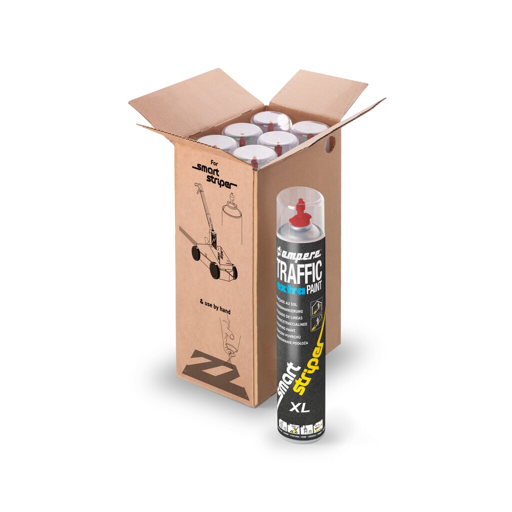 A.M.P.E.R.E. Markeringsverf TRAFFIC extra Paint® XL 0,75 l, rood Productafbeelding nr. 6: A.M.P.E.R.E. Markeringsverf TRAFFIC extra Paint® XL 0,75 l, rood
