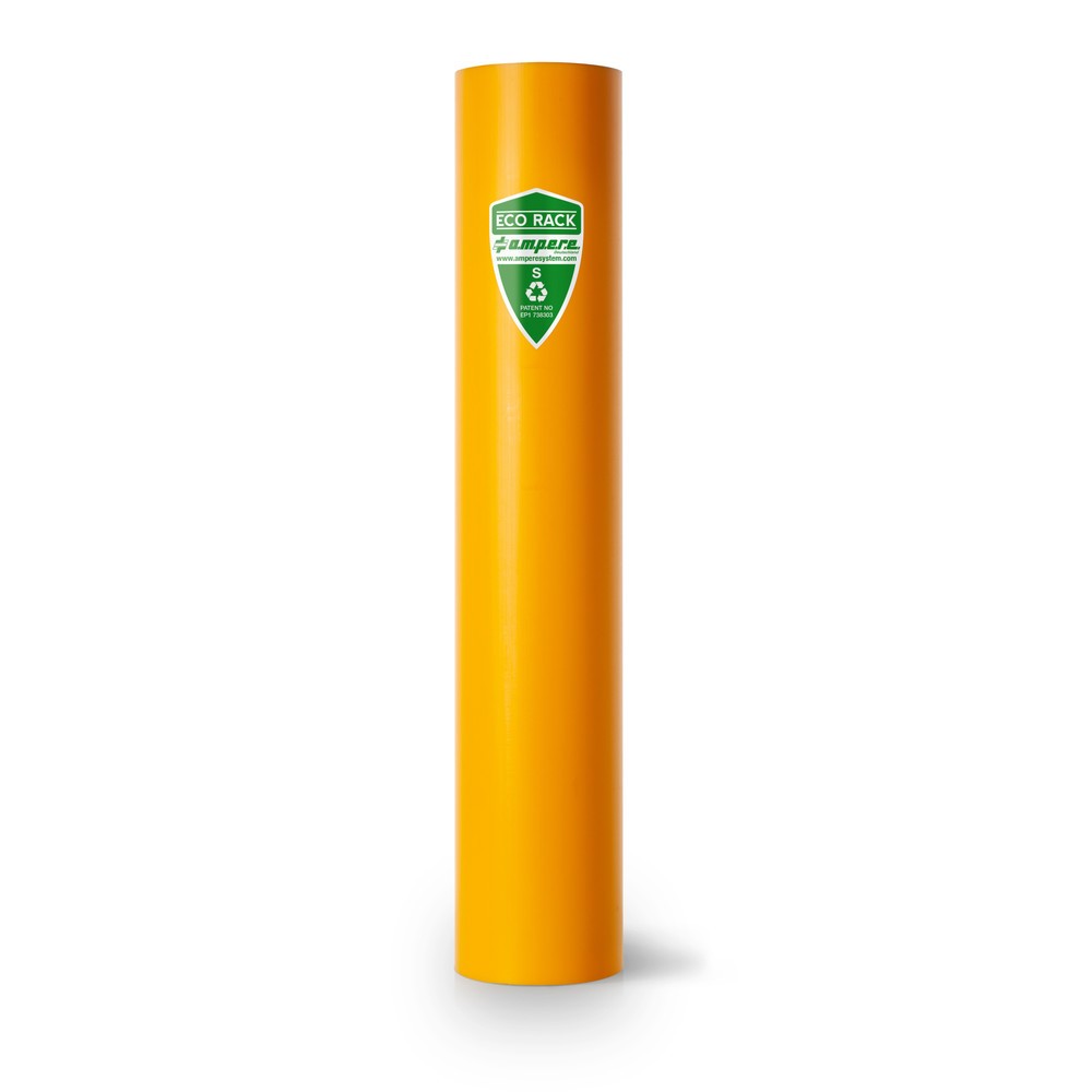 Product afbeelding: A.M.P.E.R.E. Aanrijbescherming voor rekken Eco Rack, van kunststof, model S, binnenafmetingen hxb 600 x 70 - 87 mm