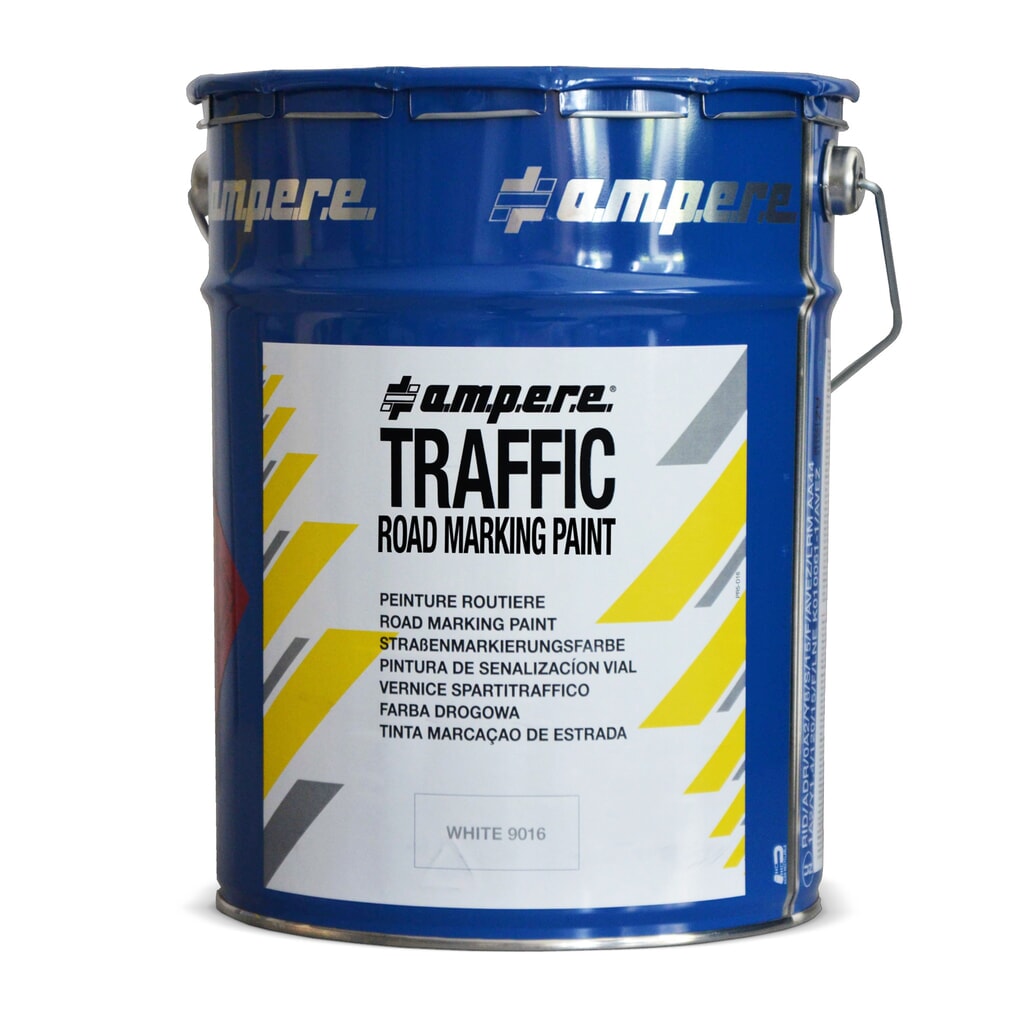 A.M.P.E.R.E. Straatmarkeringsverf TRAFFIC Paint 5 kg, wit Product afbeelding: A.M.P.E.R.E. Straatmarkeringsverf TRAFFIC Paint 5 kg, wit