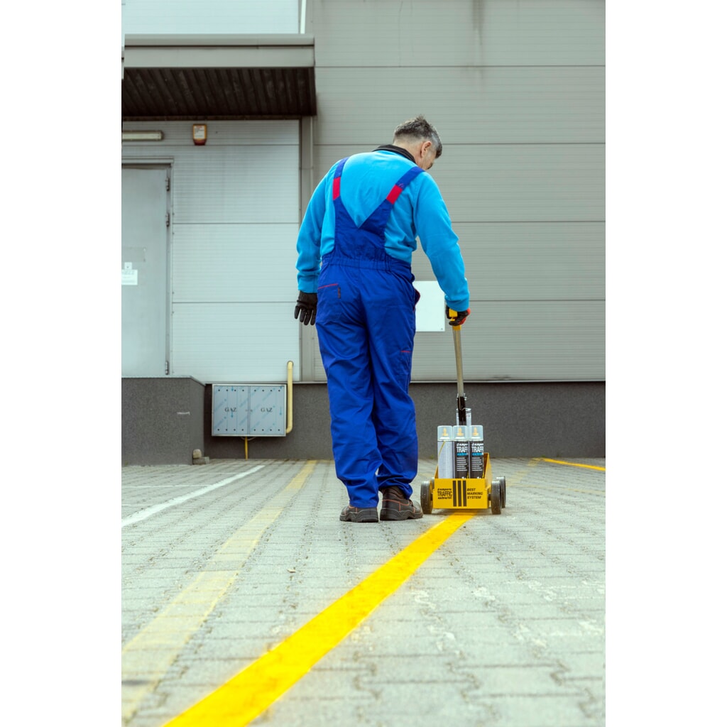 A.M.P.E.R.E. Vloermarkeerder Smart Striper®, geel Productafbeelding nr. 3: A.M.P.E.R.E. Vloermarkeerder Smart Striper®, geel