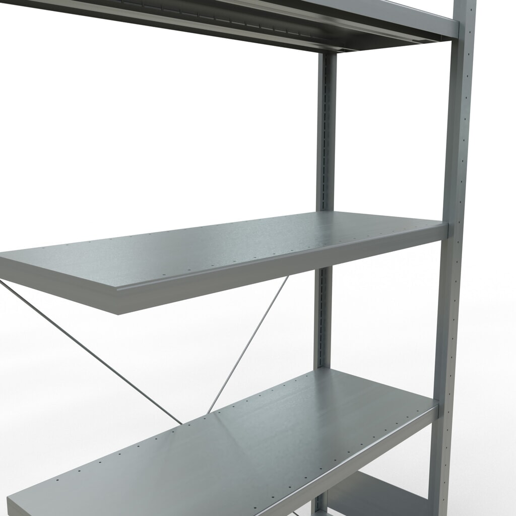 Productafbeelding nr. 5: Aanbouwelement voor complete legbordrek SCHULTE, inhaaksysteem, vaklast 250 kg, hxbxd 2.000 x 1.000 x 400 mm