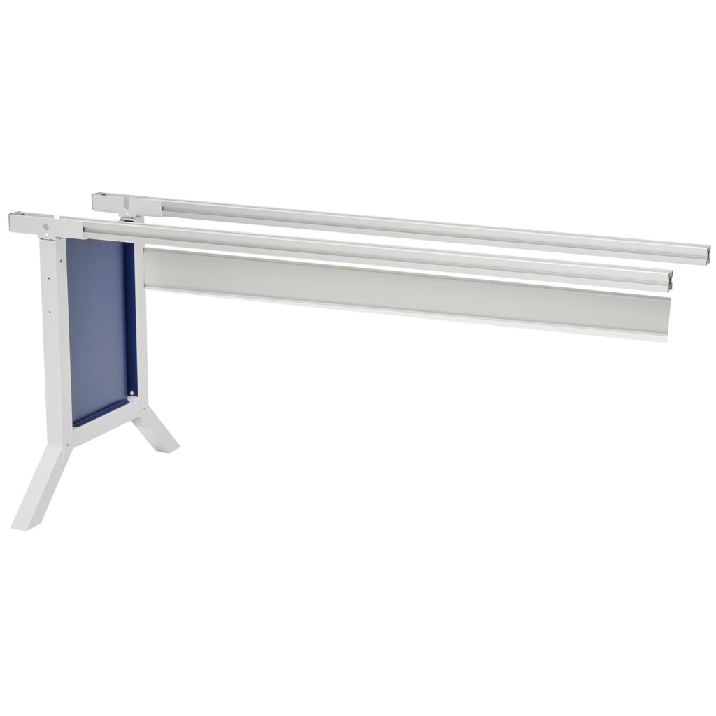 Aanbouwtafel werkpleksysteem, elektrische hoogteverrek, gentiaanblauw Product afbeelding: Aanbouwtafel werkpleksysteem, elektrische hoogteverrek, gentiaanblauw