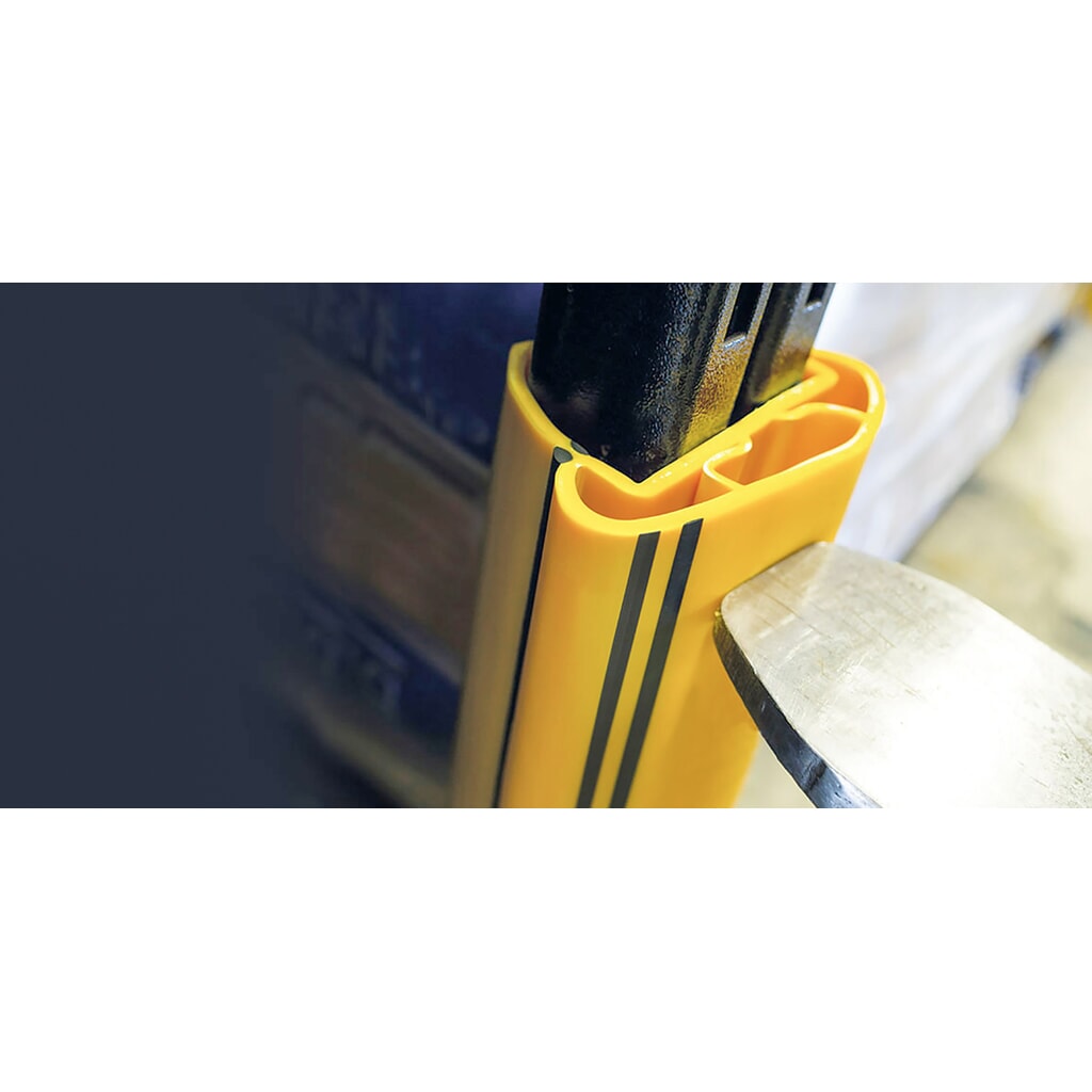 Aanrijbescherming A-SAFE voor rekken RackGuard van MEMAPLEX®, binnenafmetingen hxbxd 600 x 85 x 80 mm Productafbeelding nr. 6: Aanrijbescherming A-SAFE voor rekken RackGuard van MEMAPLEX®, binnenafmetingen hxbxd 600 x 85 x 80 mm