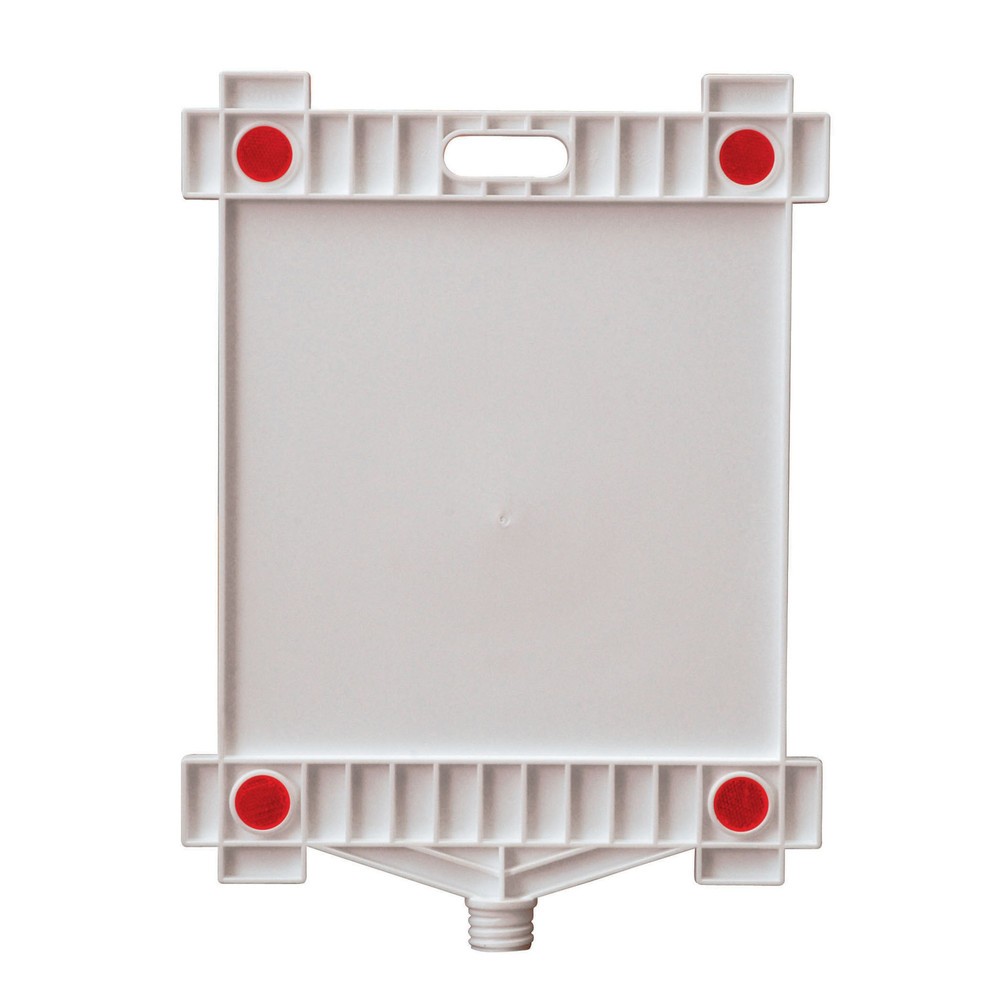 Product afbeelding: Waarschuwingsbord blanco, rechthoekig, met reflectoren, hxb 300 x 300 mm