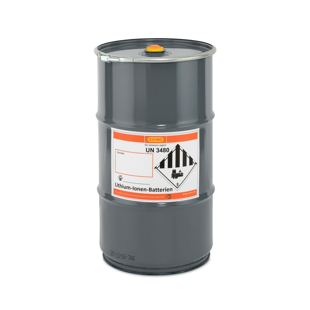 Accuveiligheidston CEMO, UN-goedkeuring, 60 l Product afbeelding: Accuveiligheidston CEMO, UN-goedkeuring, 60 l