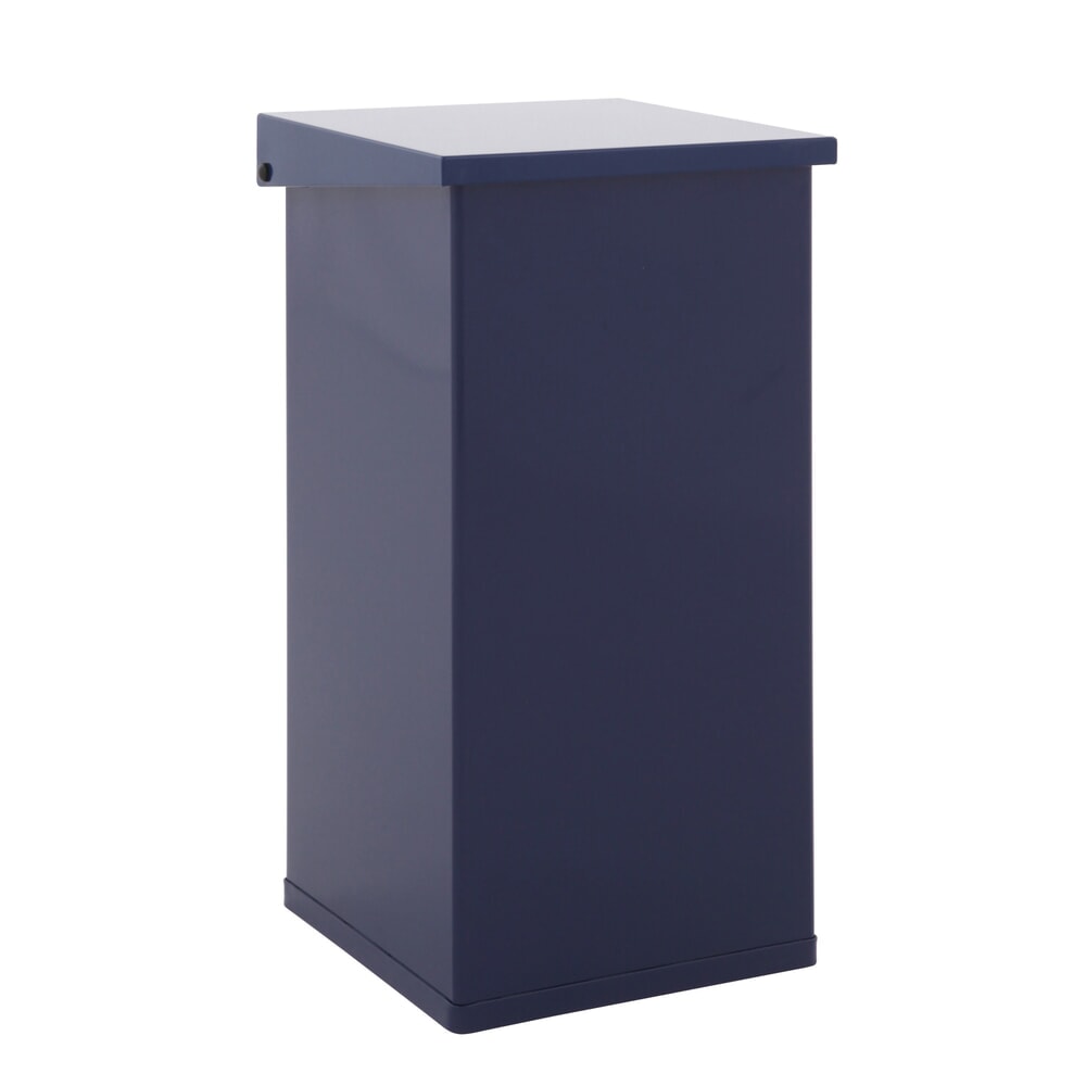 Product afbeelding: Afvalbak CARRO Lift met sluitmechanisme met demping, 55 liter, van aluminium, blauw