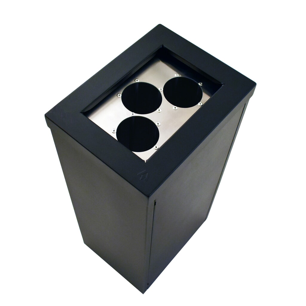 Afvalbak RecycloFlex, 60 liter, zwart Productafbeelding nr. 5: Afvalbak RecycloFlex, 60 liter, zwart
