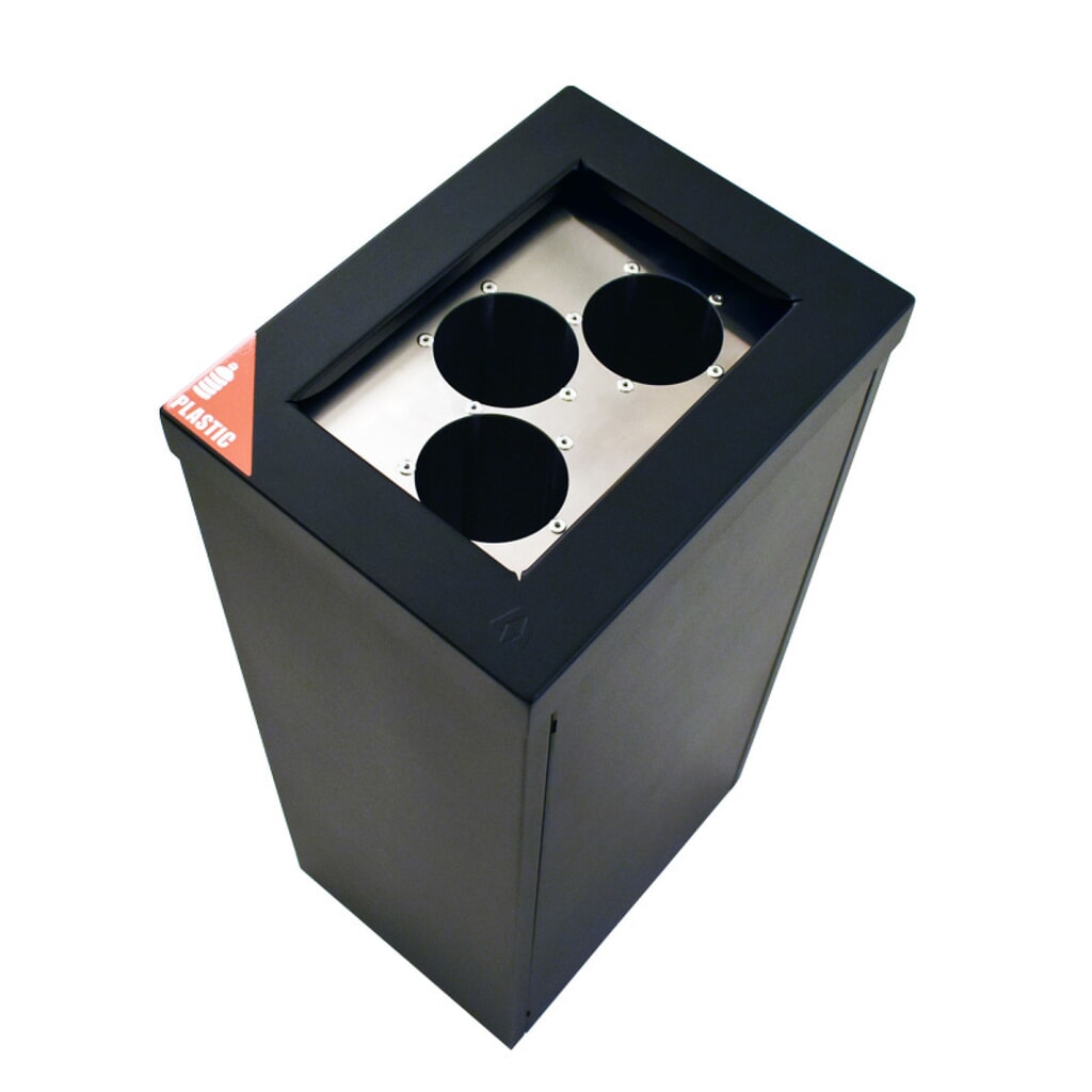 Afvalbak RecycloFlex, 60 liter, zwart Productafbeelding nr. 6: Afvalbak RecycloFlex, 60 liter, zwart