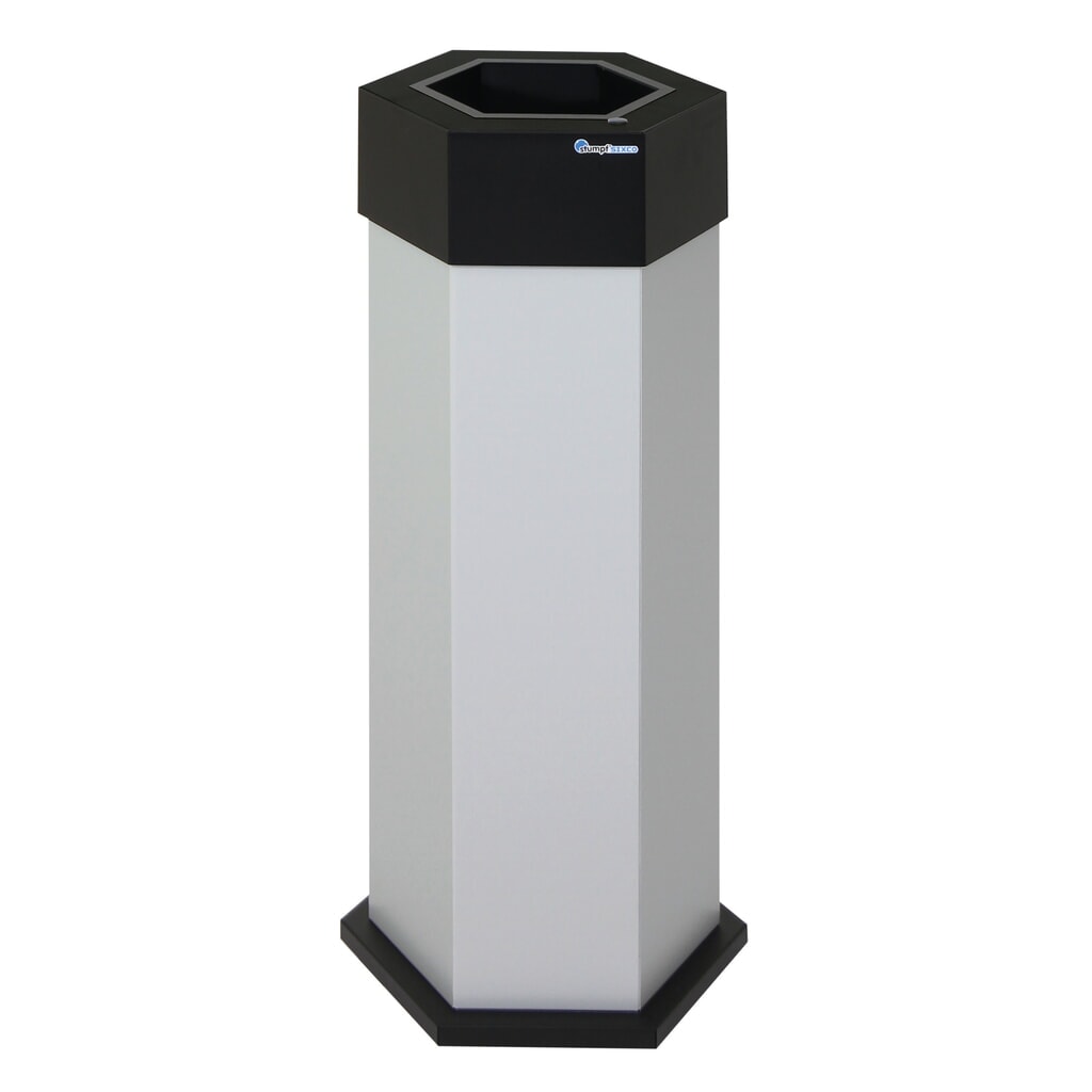 Product afbeelding: Afvalbak stumpf® Sixco 1 smart, lichtgrijs