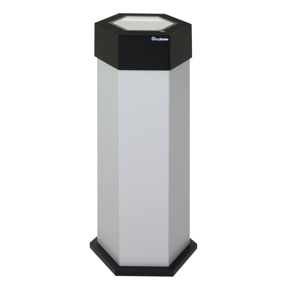 Product afbeelding: Afvalbak stumpf® Sixco 1 swing lichtgrijs
