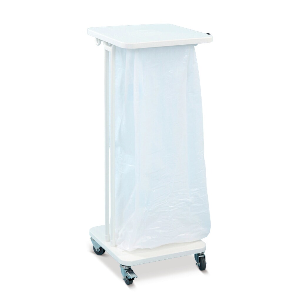 Product afbeelding: Afvalzakhouder Premium 40 liter, met wielen, open