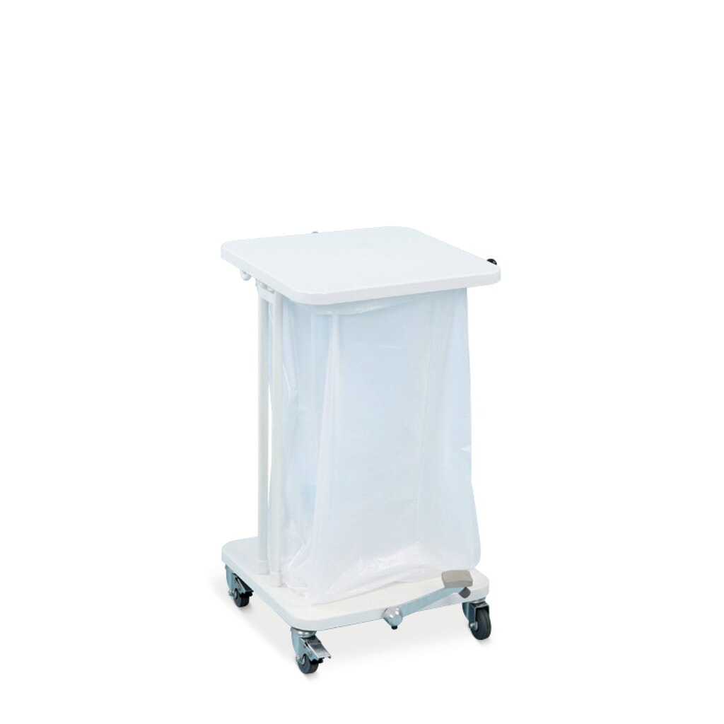 Productafbeelding nr. 2: Afvalzakhouder Premium 40 liter, met wielen, open