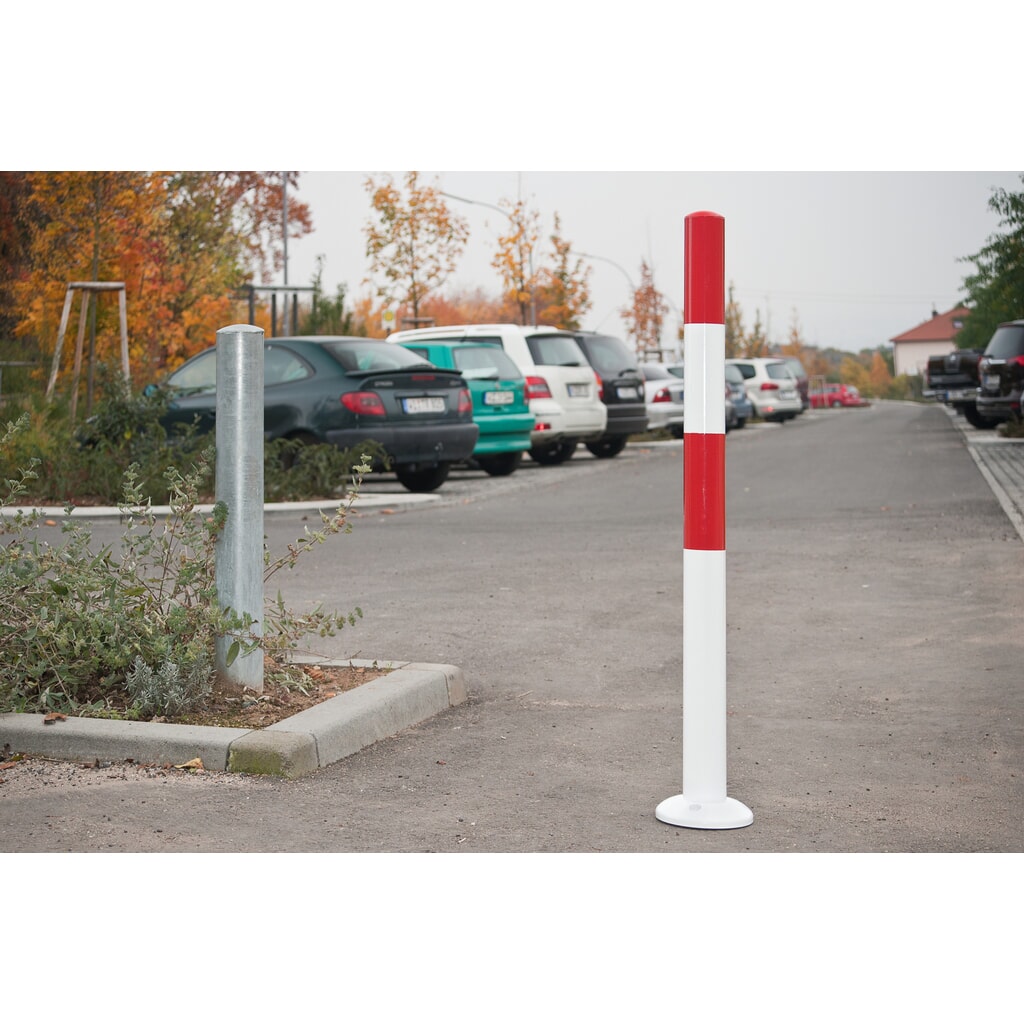 Afzetpaal MORAVIA MORION, inschroefbare draadstang, ronde buis 60 mm Productafbeelding nr. 4: Afzetpaal MORAVIA MORION, inschroefbare draadstang, ronde buis 60 mm