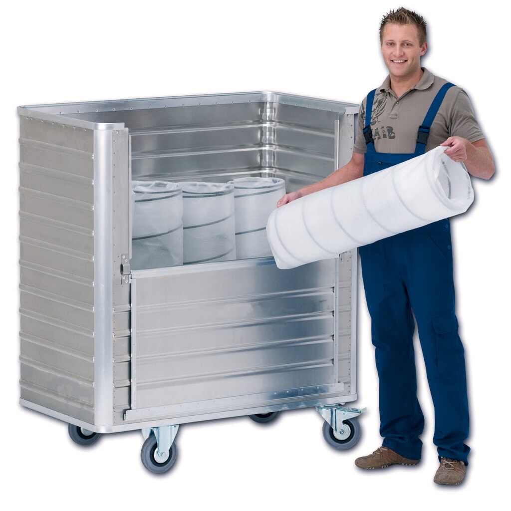 Productafbeelding nr. 3: Aluminium bakwagen met half opklapbare wand, 355 l