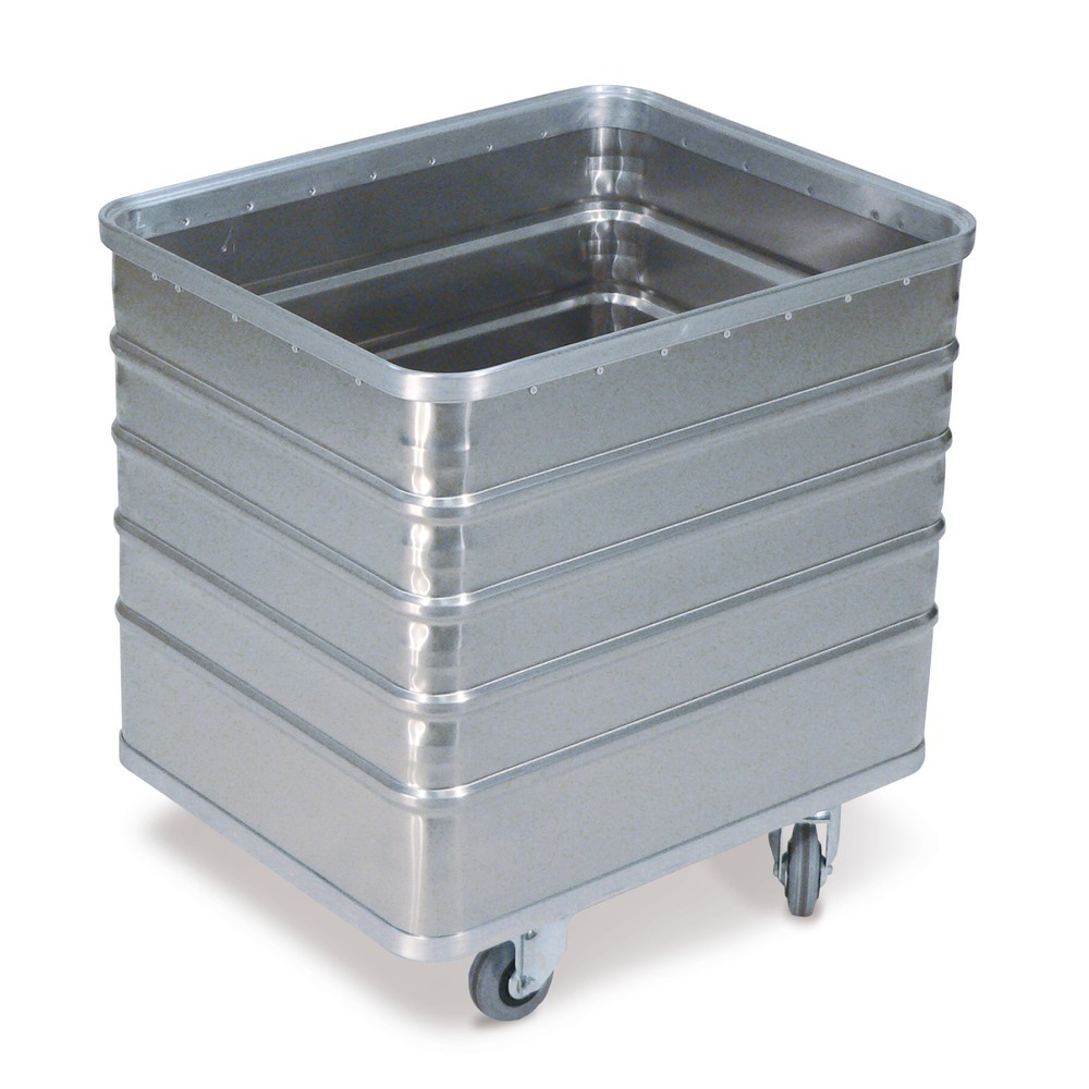Product afbeelding: Aluminium bakwagen met volle wand, volume 229 liter